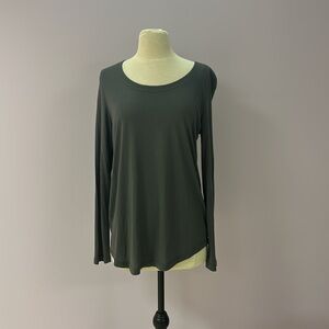 Piazza Sempione Charcoal Gray Top, IT 46